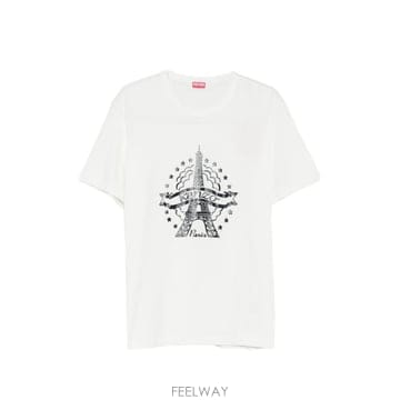 26 FW 겐조 그래픽 프린트 크루 넥 티셔츠 FG65TS1664SG TP459739180