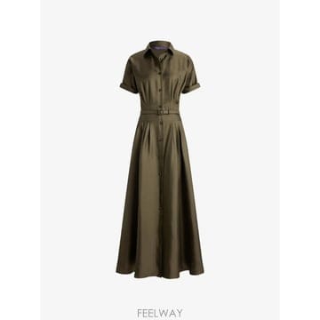 Ralph Lauren 26 FW Ralph Lauren Collection �����ڶ� ��Ʈ ��ũ ���� �̵� �巹�� 290P0037526 FW Ralph Lauren Collection �����ڶ� ��Ʈ ��ũ ���� 