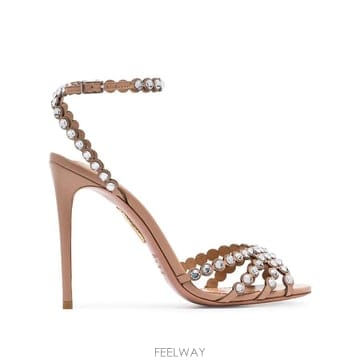 Aquazzura 26 FW �������ֶ� ��ų�� 105 ũ������ ��� �����̵� ���� �� ���� TQLHIGS0NAPPWP TP4526 FW �������ֶ� ��ų�� 105 ũ������ ��� �����̵� ��