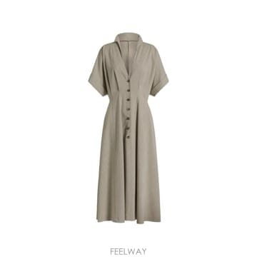 Alberta Ferretti 26 FW �˺���Ÿ�䷹Ƽ ��ư �� �ݼҸ� �̵� �巹�� 261U04381636 TP45960579826 FW �˺���Ÿ�䷹Ƽ ��ư �� �ݼҸ� �̵� �巹�� 261U04