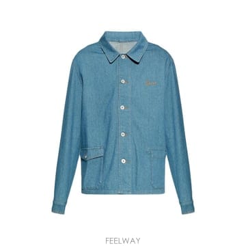 26 FW 겐조 embroidered logo denim jacket FG65DV1167H1 TP459642