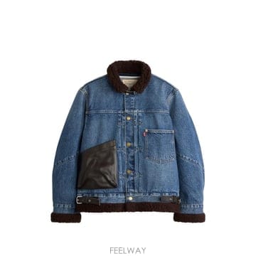 26 FW 사카이 x Levis layered denim jacket 2604005 TP459642062