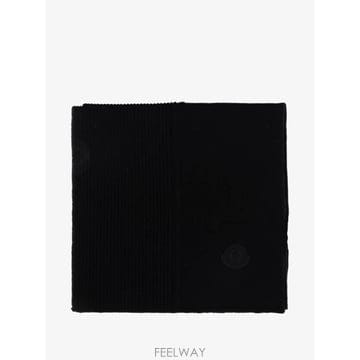 26 FW 몽클레어 로고 패치 골지 니트 스카프 L20913C00017M1131 TP459440311