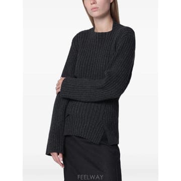 26 FW 빅토리아베컴 ribbed knit sweater 1326KJU007314AWO TP45964134