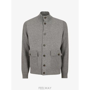 Lardini 26 FW �󸣵�� ribbed knit panel jacket ACLKJT1AC67031 TP459339126 FW �󸣵�� ribbed knit panel jacket ACLKJT1AC67031