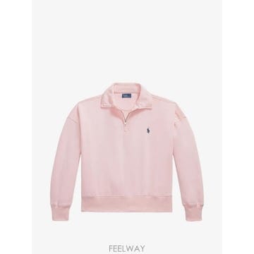 Ralph Lauren 26 FW ���� �����η� quarter zip logo embroidered sweater 211B2130526 FW ���� �����η� quarter zip logo embroidered sweat