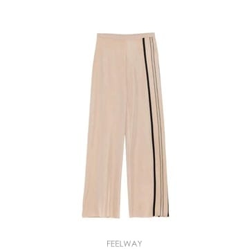 26 FW 페라가모 사이드 스트라이프 팔라초 팬츠 796169 TP459705778