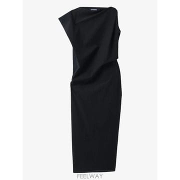 26 FW 쟈크뮈스 드레이프 미디 드레스 DRW00751AW00777 TP458927768