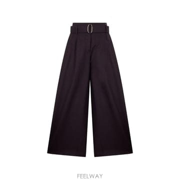 MOORER 26 FW ������ Noaswo belted wide leg palazzo pants NOASWO TP459726 FW ������ Noaswo belted wide leg palazzo pants NOAS