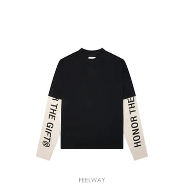 | Other Brand | 26 FW Honor The Gift logo print double sleeve T shirt HTG26026 FW Honor The Gift logo print double sleeve T shirt 