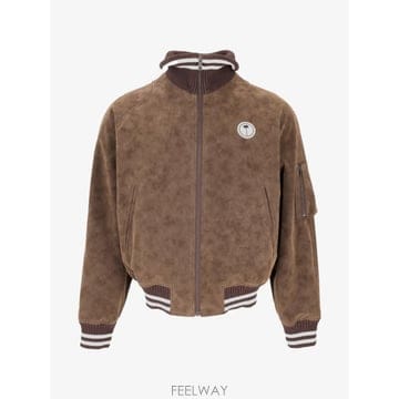 Palm Angels 26 FW �ʾ����� �ΰ� ��ġ �����̵� ����Ʈ ��Ŷ PMJA048S26LEA0016003 TP4597026026 FW �ʾ����� �ΰ� ��ġ �����̵� ����Ʈ ��Ŷ PMJA048S