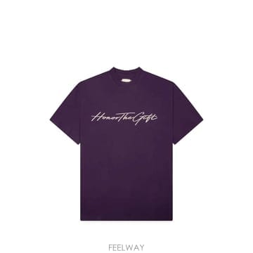 | Other Brand | 26 FW Honor The Gift Script T shirt HTG260312040PURP TP4596326 FW Honor The Gift Script T shirt HTG260312040PURP T