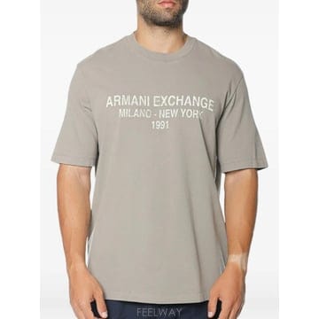 Armani 26 FW Armani Exchange logo print T shirt XM003404AF16283 TP426 FW Armani Exchange logo print T shirt XM003404AF162