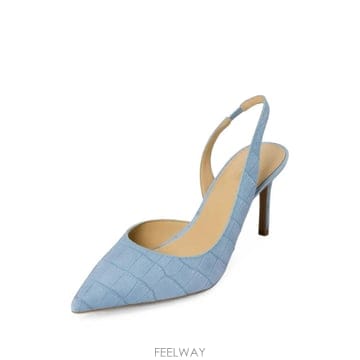 26 FW 마이클코어스 Alina Flex croc effect slingback pumps 40S6HNMP