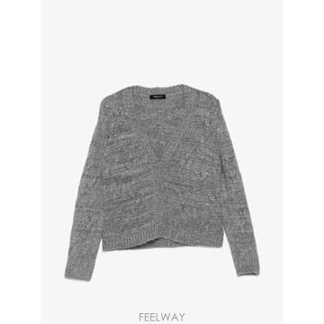 Fabiana Filippi 26 FW �ĺ�Ƴ��ʸ��� sequin embellished cable knit cardigan MAD226F26 FW �ĺ�Ƴ��ʸ��� sequin embellished cable knit car