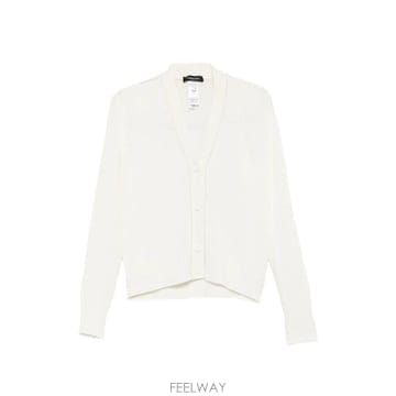 Fabiana Filippi 26 FW �ĺ�Ƴ��ʸ��� V neck button up cardigan MAD226F412M65025 TP426 FW �ĺ�Ƴ��ʸ��� V neck button up cardigan MAD226F