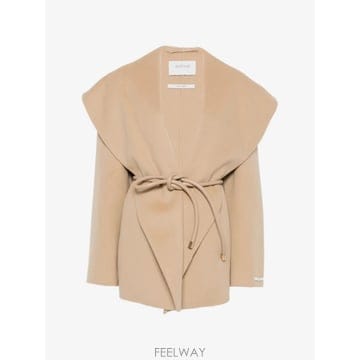 26 FW 스포트막스 우구알레 벨트 숄 칼라 재킷 2622086031600 TP459630904