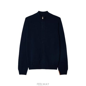 26 FW 폴스미스 네이비 캐시미어 지퍼 가디건 M1RA007W02497 TP459335387