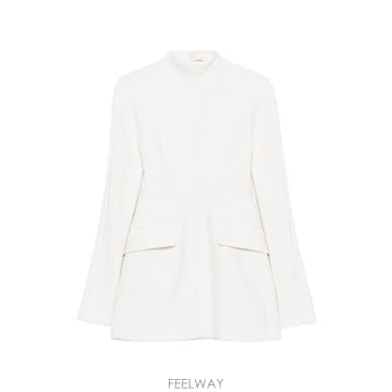 26 FW 스포트막스 high neck flap pocket dress 2622226032600 TP4596