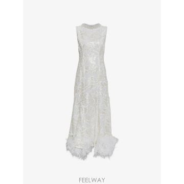 Self Portrait 26 FW ������Ʈ����Ʈ ȭ��Ʈ ���� ���̽� ��� �̵� �巹�� AW26094MAW TP45962693326 FW ������Ʈ����Ʈ ȭ��Ʈ ���� ���̽� ��� �̵� �巹