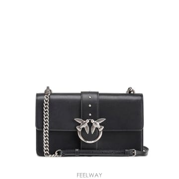 26 FW PINKO 러브 버드 체인 스트랩 숄더 백 105857A0F1 TP459626706
