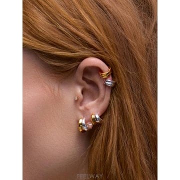 | Other Brand | 26 FW Dinny Hall Iceni double hoop earrings E575ASS TP45969826 FW Dinny Hall Iceni double hoop earrings E575ASS TP