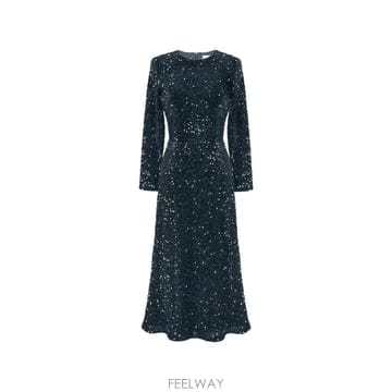 | Other Brand | 26 FW POST MERIDIEM ���� ��� ��Ҹ� �̵� �巹�� SEQUINDECORATEDVELVETLO26 FW POST MERIDIEM ���� ��� ��Ҹ� �̵� �巹�� SEQUI