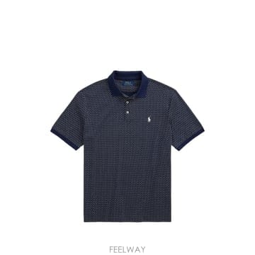 Ralph Lauren 26 FW ���� �����η� Classic Fit dot soft cotton polo shirt 710963426 FW ���� �����η� Classic Fit dot soft cotton polo s