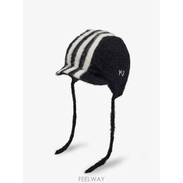 Y3 와이쓰리 모자 WITH EARFLAPS & DRAWSTRING B0652492167
