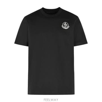 (해외배송) 몽클레어 Moncler 로고 패치 크루넥 티셔츠 L20918C0002589AUG