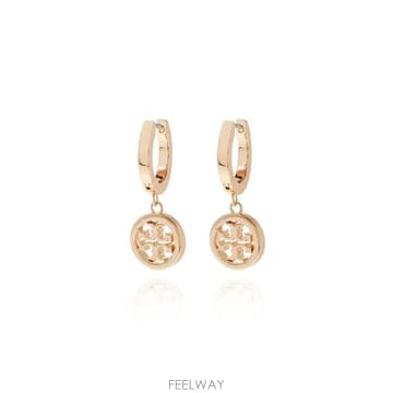 (해외배송) 토리버치 Tory Burch 밀러 로고 참 귀걸이 87041