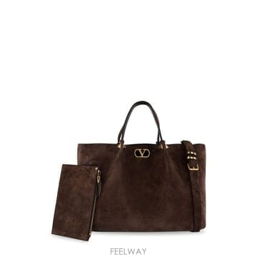 (해외배송) 발렌티노 Valentino Garavani 락스터드 라지 쇼핑백 9W2B0T82AHA