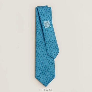 오늘출발/퀵 에르메스 Fers Lucky 타이 7cm
