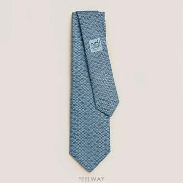 오늘출발/퀵 에르메스 Maillons Vagues 타이 7cm