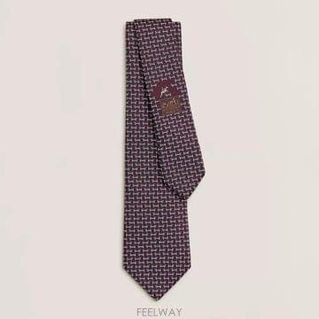 오늘출발/퀵 에르메스 H en Relief 타이 7cm