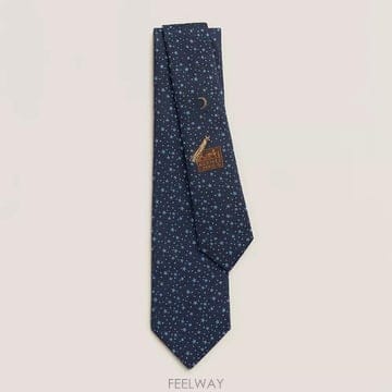 오늘출발/퀵 에르메스 Stars Petillants 타이 7cm