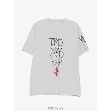 인더샵 Y-3 와이쓰리 그레이 반팔 티셔츠