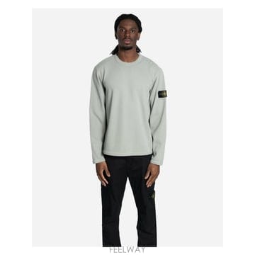인더샵 STONE ISLAND 스톤아일랜드 그린 스웨트셔츠