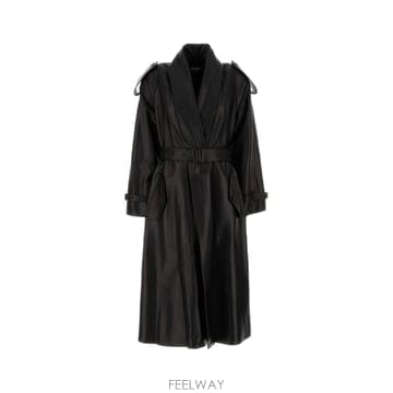 인더샵 BURBERRY 버버리 블랙 코트