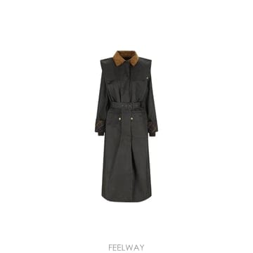 인더샵 Barbour 바버 그린 코트
