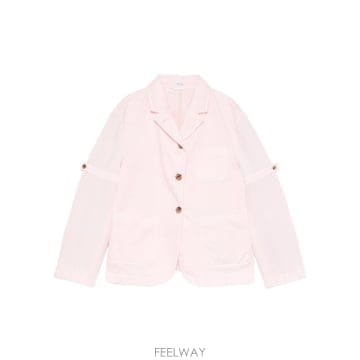 인더샵 THOM BROWNE 톰브라운 핑크 테일러드 자켓