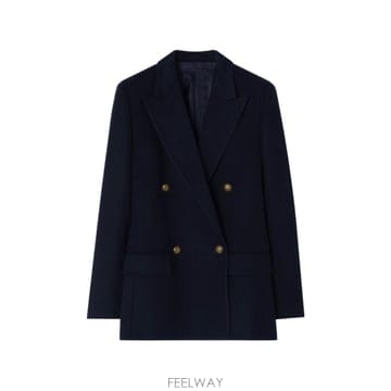 인더샵 BURBERRY 버버리 네이비 테일러드 자켓