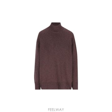 인더샵 Loro Piana 로로피아나 버건디 니트
