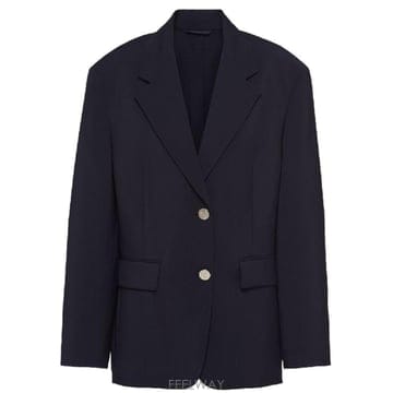 인더샵 PRADA 프라다 네이비 테일러드 자켓