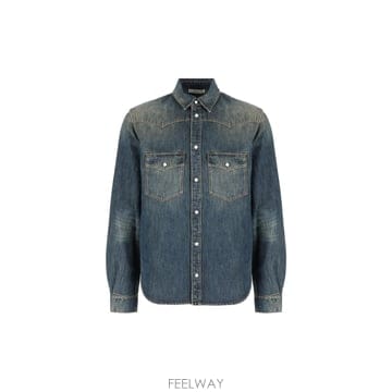 인더샵 FENDI 펜디 블루 셔츠