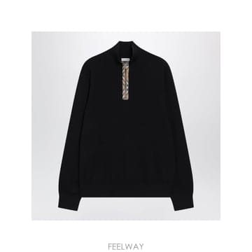 인더샵 BURBERRY 버버리 네이비 니트