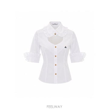 인더샵 Vivienne Westwood 비비안 웨스트우드 화이트 셔츠   블라우스