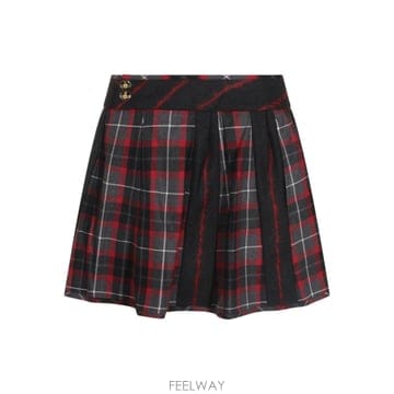 인더샵 Vivienne Westwood 비비안 웨스트우드 체크 스커트