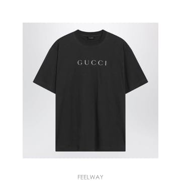 인더샵 GUCCI 구찌 블랙 반팔 티셔츠