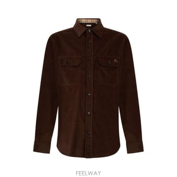 인더샵 BURBERRY 버버리 브라운 셔츠